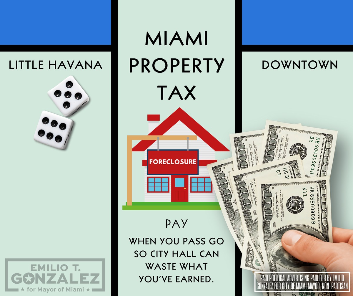 Emilio Gonzalez Miami property tax ad